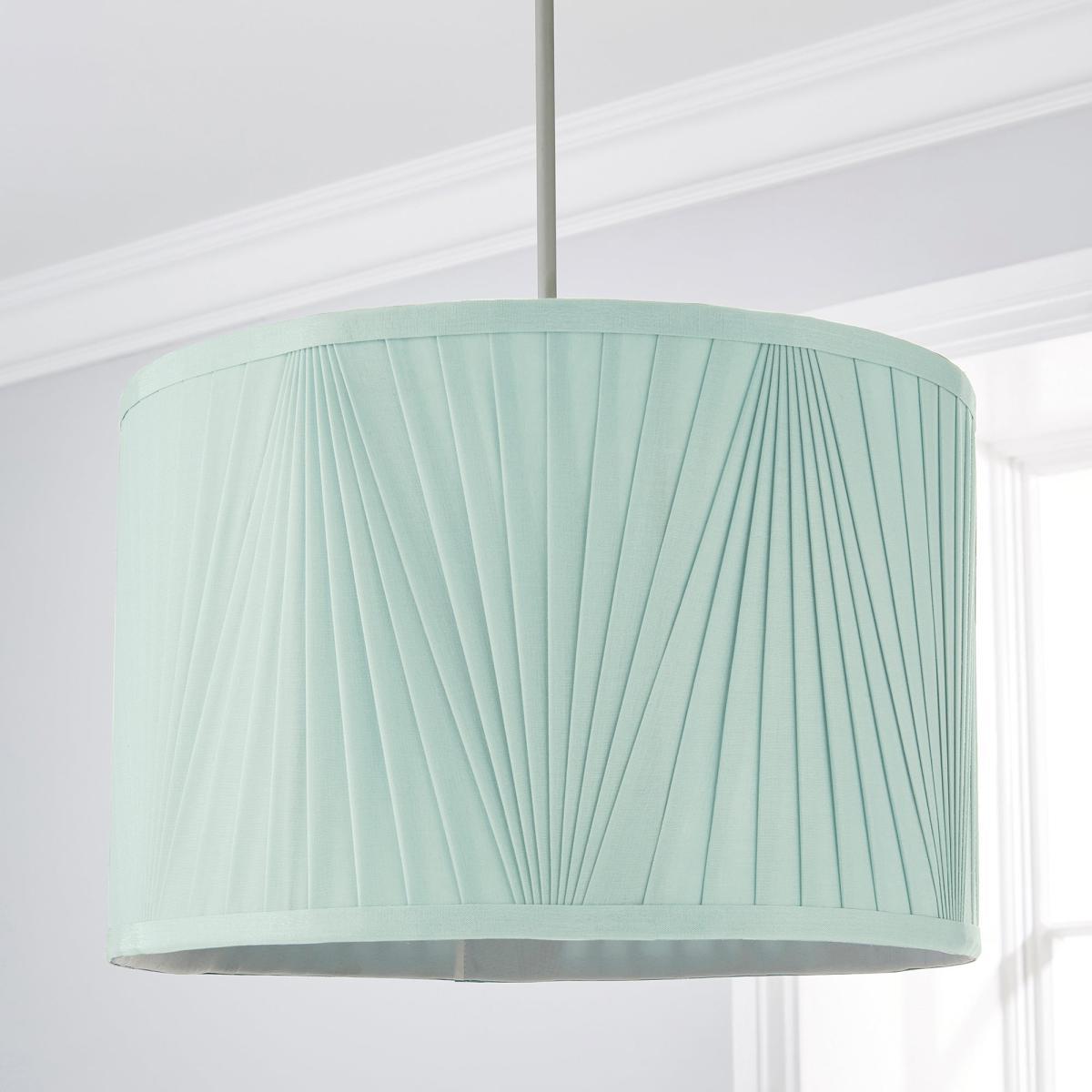 Eliza V Pleat 35cm Drum Shade White – image 5