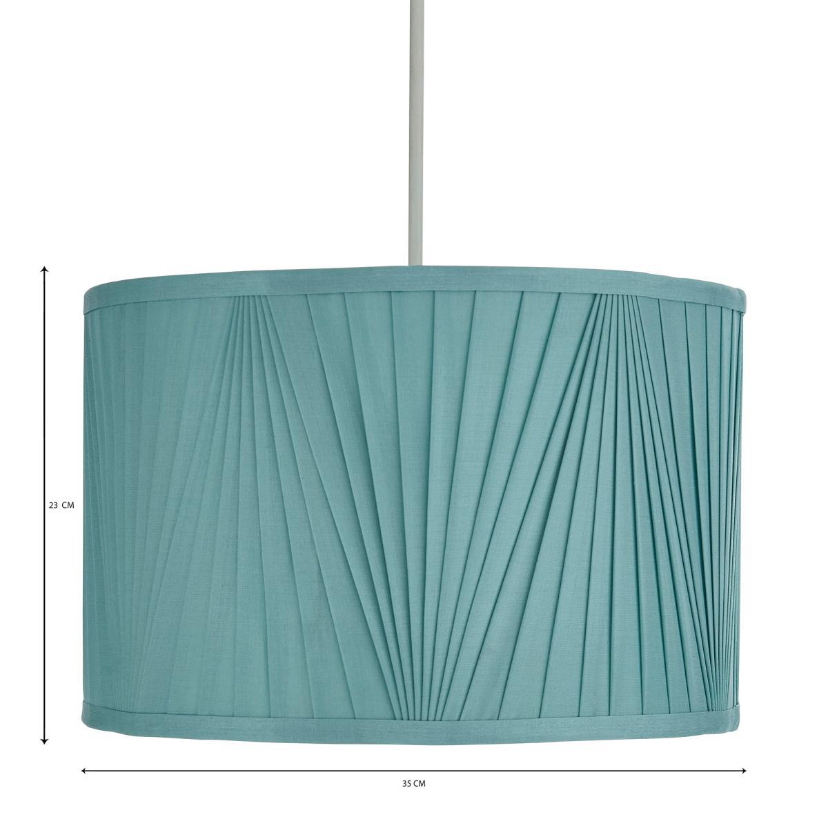 Eliza V Pleat 35cm Drum Shade White – image 8