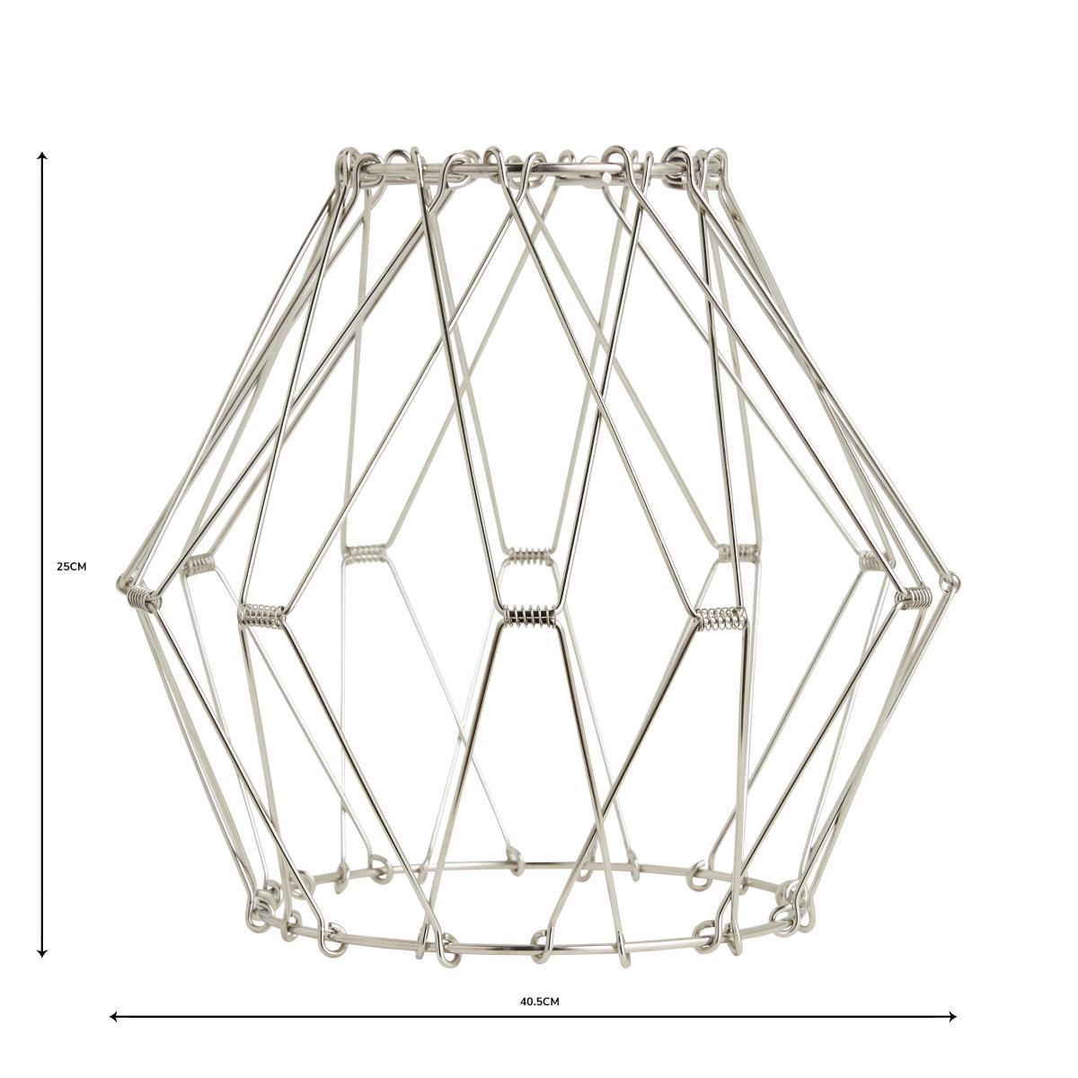 Frances Easy Fit Pendant Shade Silver – image 9