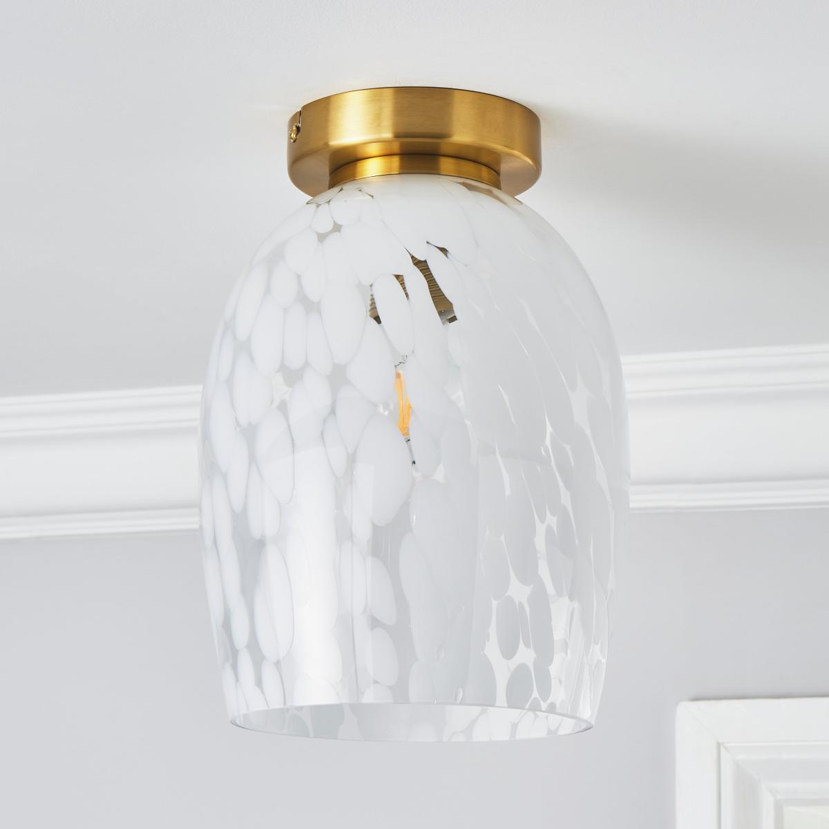 Lilo 1 Light Flush Ceiling Fitting White – image 2