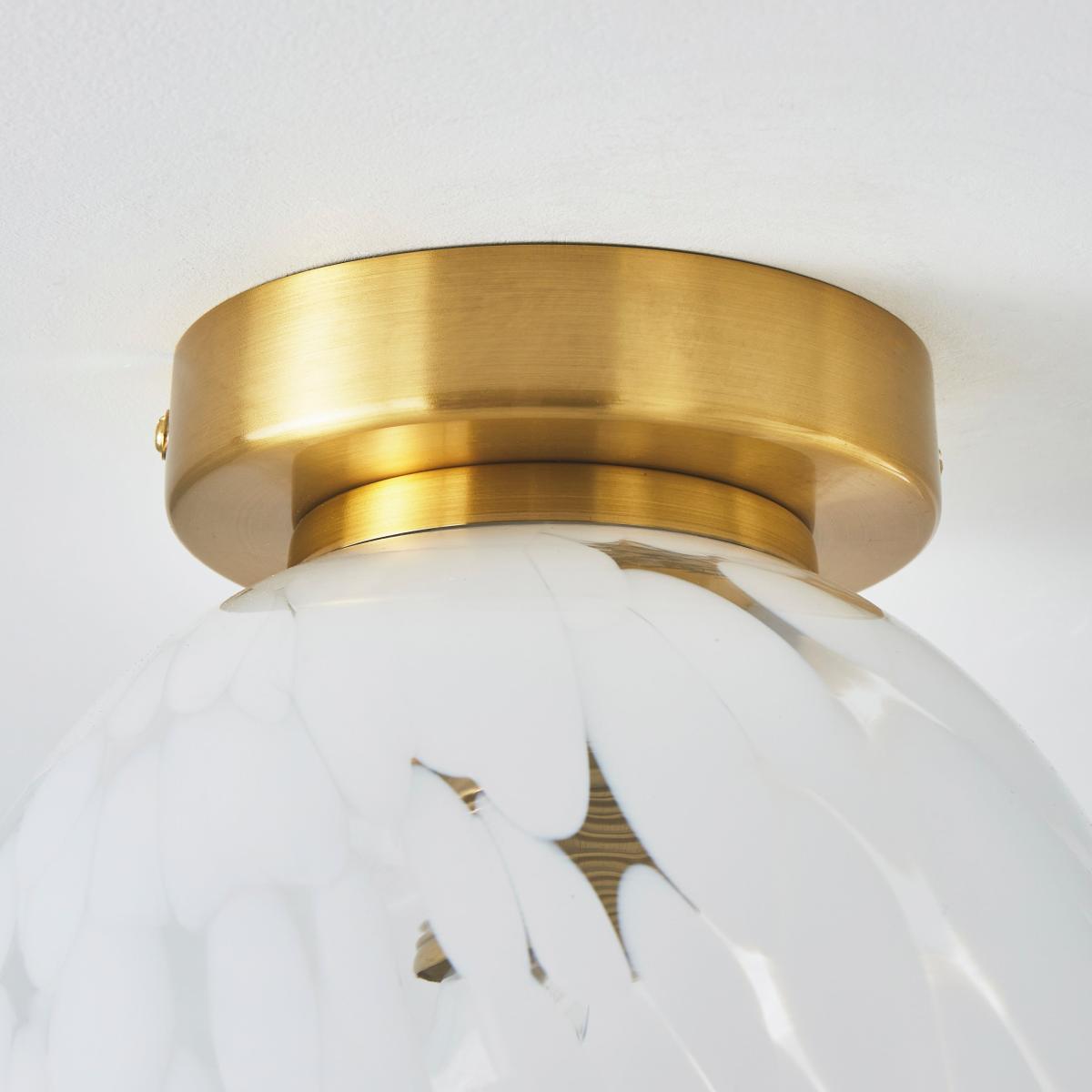 Lilo 1 Light Flush Ceiling Fitting White – image 4