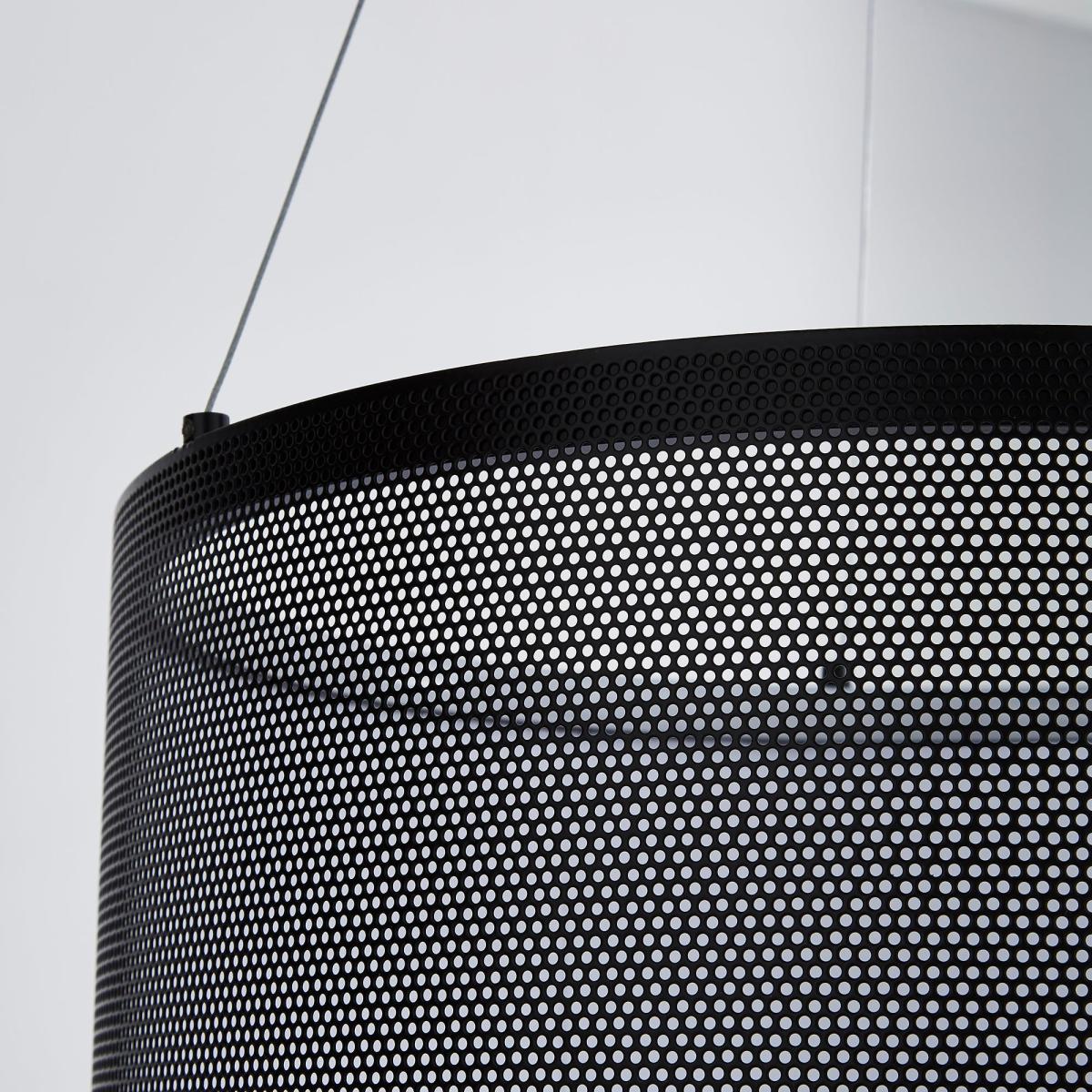 Mesh Black LED Ceiling Fitting Black – image 3