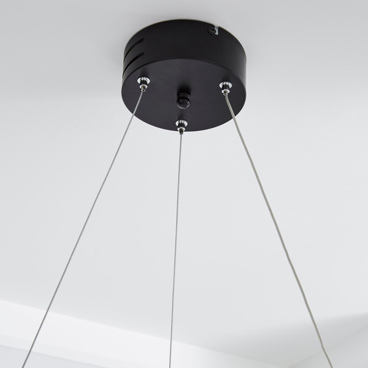 Mesh Black LED Ceiling Fitting Black – image 4