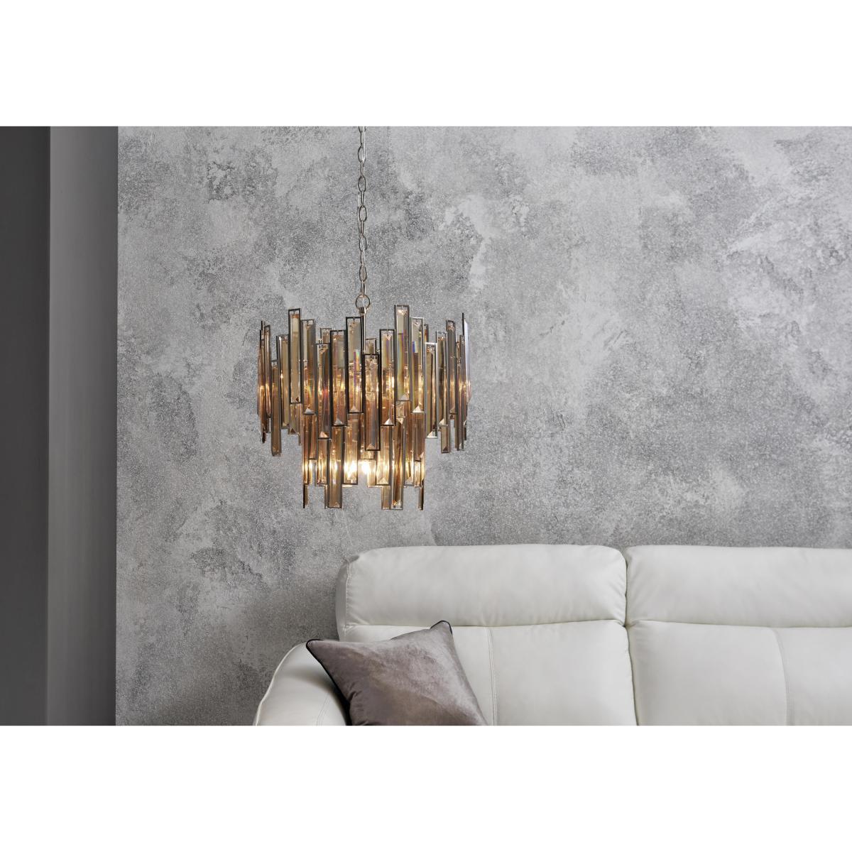 Edie 6 Light Pendant - Clear – image 2