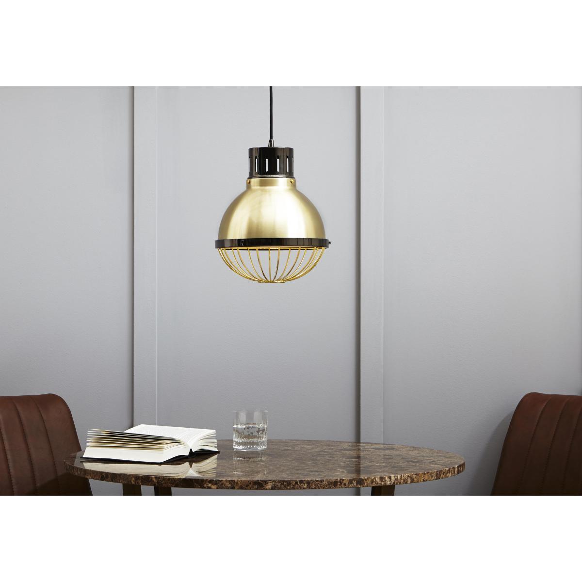 Nio 1 Light Pendant Ceiling Light - Gold – image 2