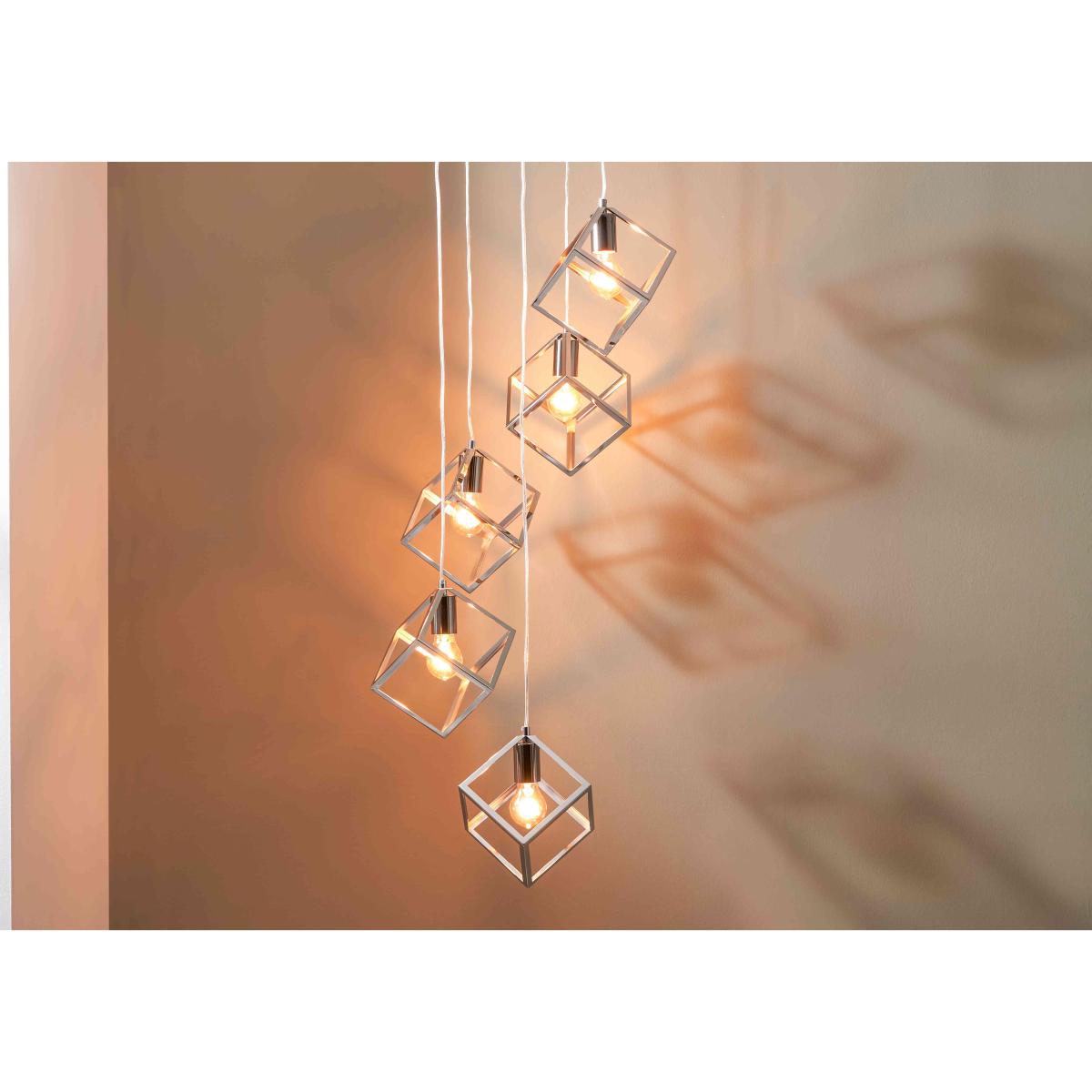 Alessio Cluster 5 Light Pendant - Nickel – image 2