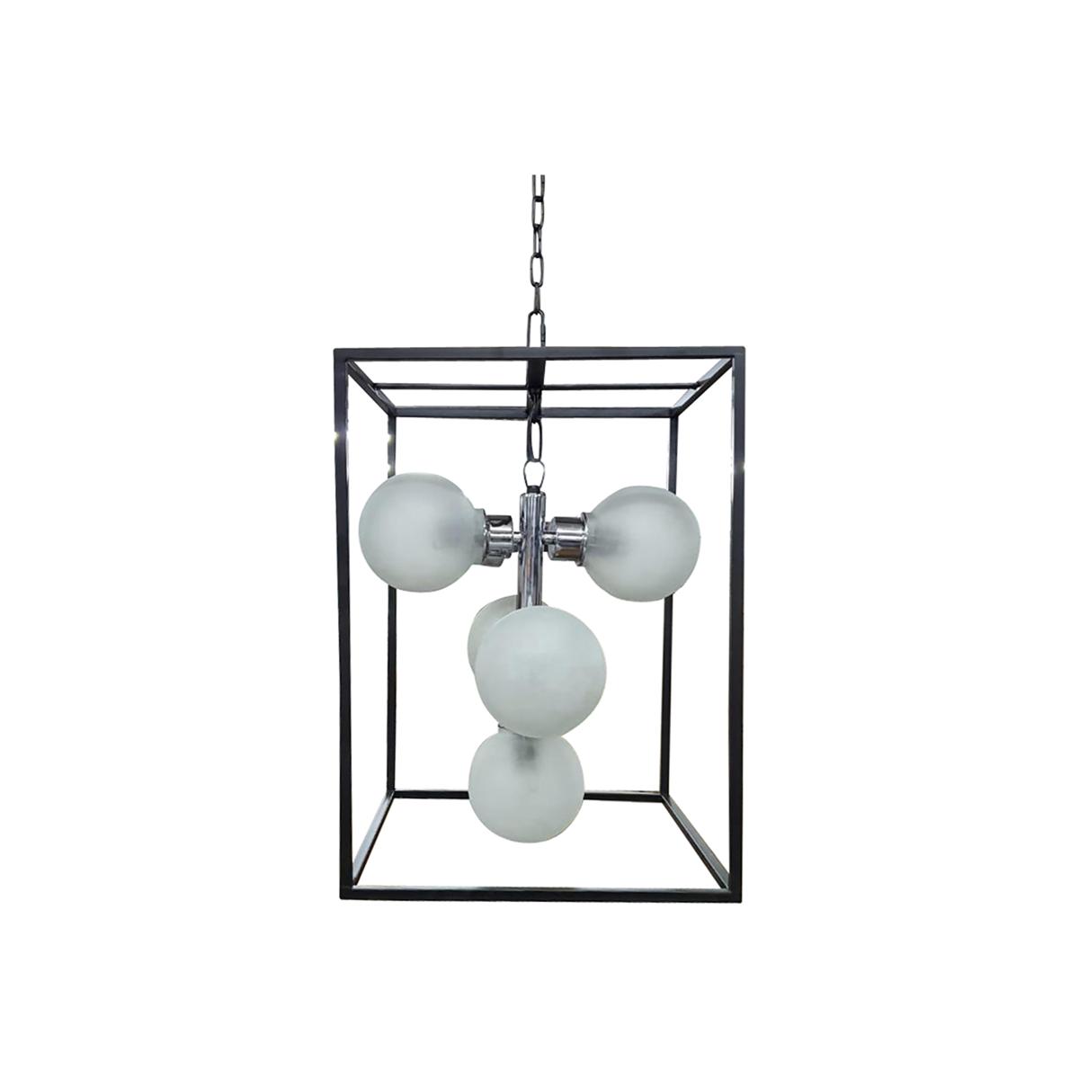 Nova Frosted Cluster 5 Bulb Chandelier