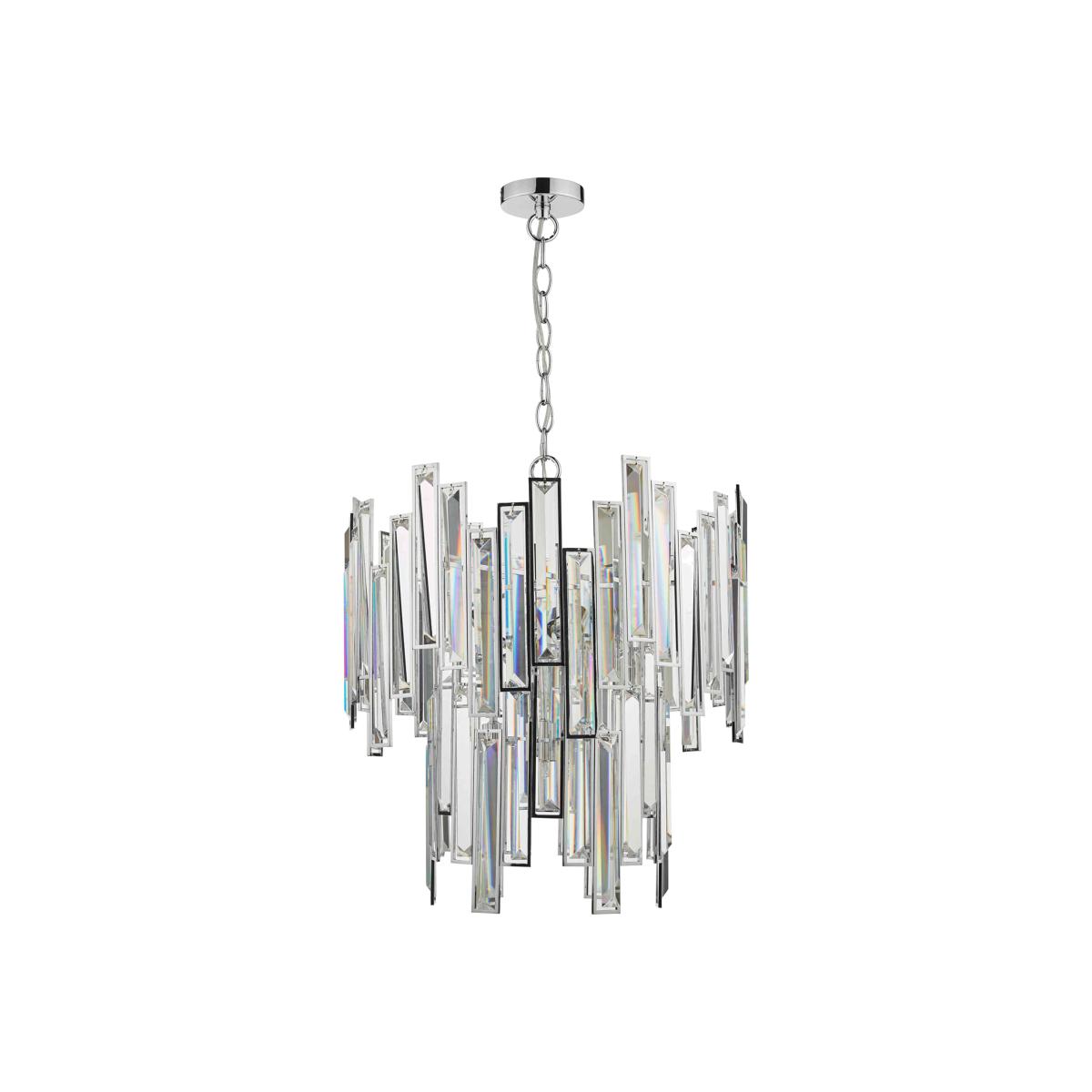 Edie 6 Light Chrome Pendant