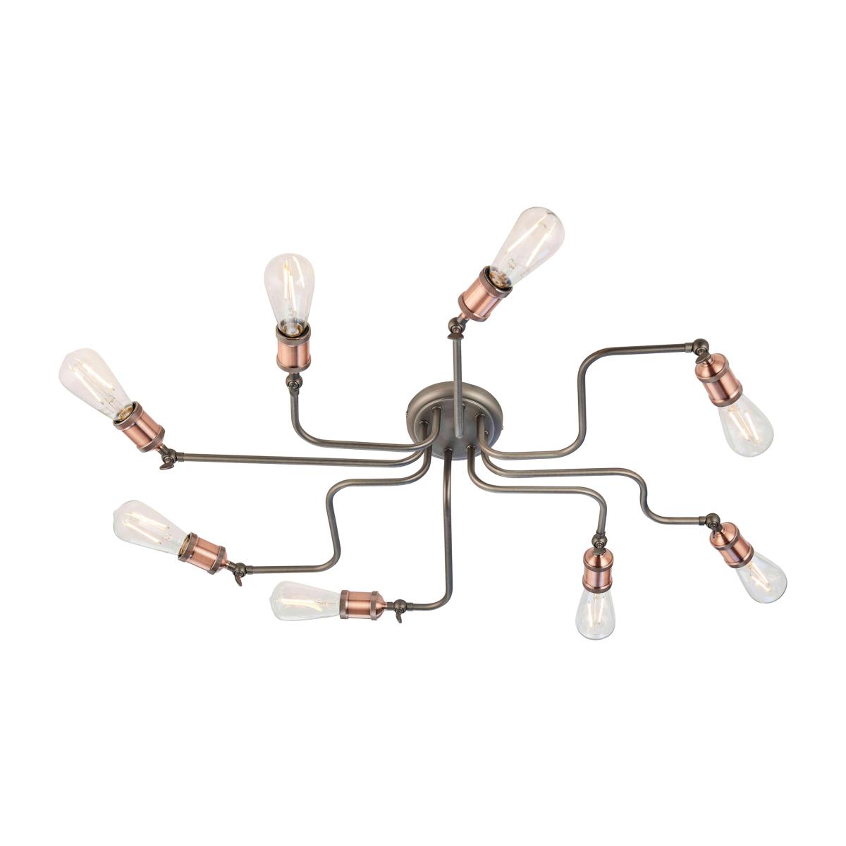 Hendrix 8 Light Flush Pendant