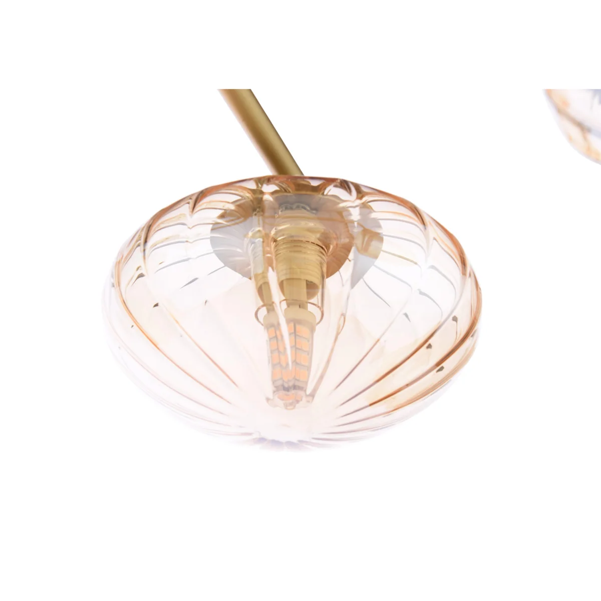 Edin Glass 6 Light Semi Flush Ceiling Light – image 4