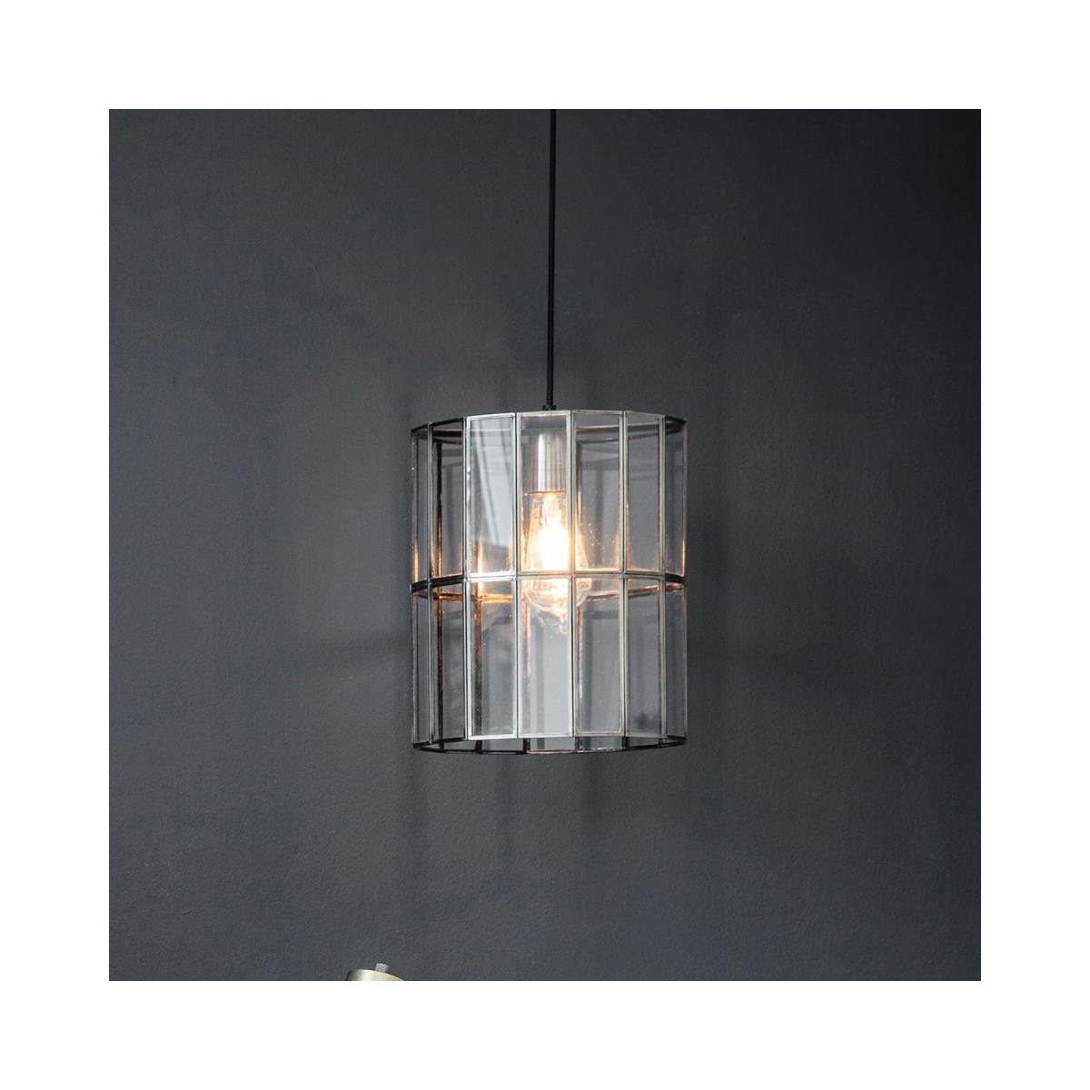 Glass & Chrome Pendant Light - Bordner – image 3