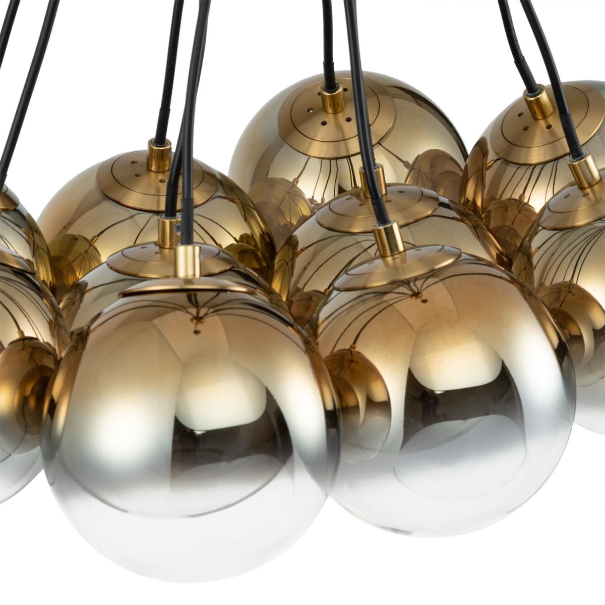 10 Bulb Ball Cluster Pendant- Salerno – image 2