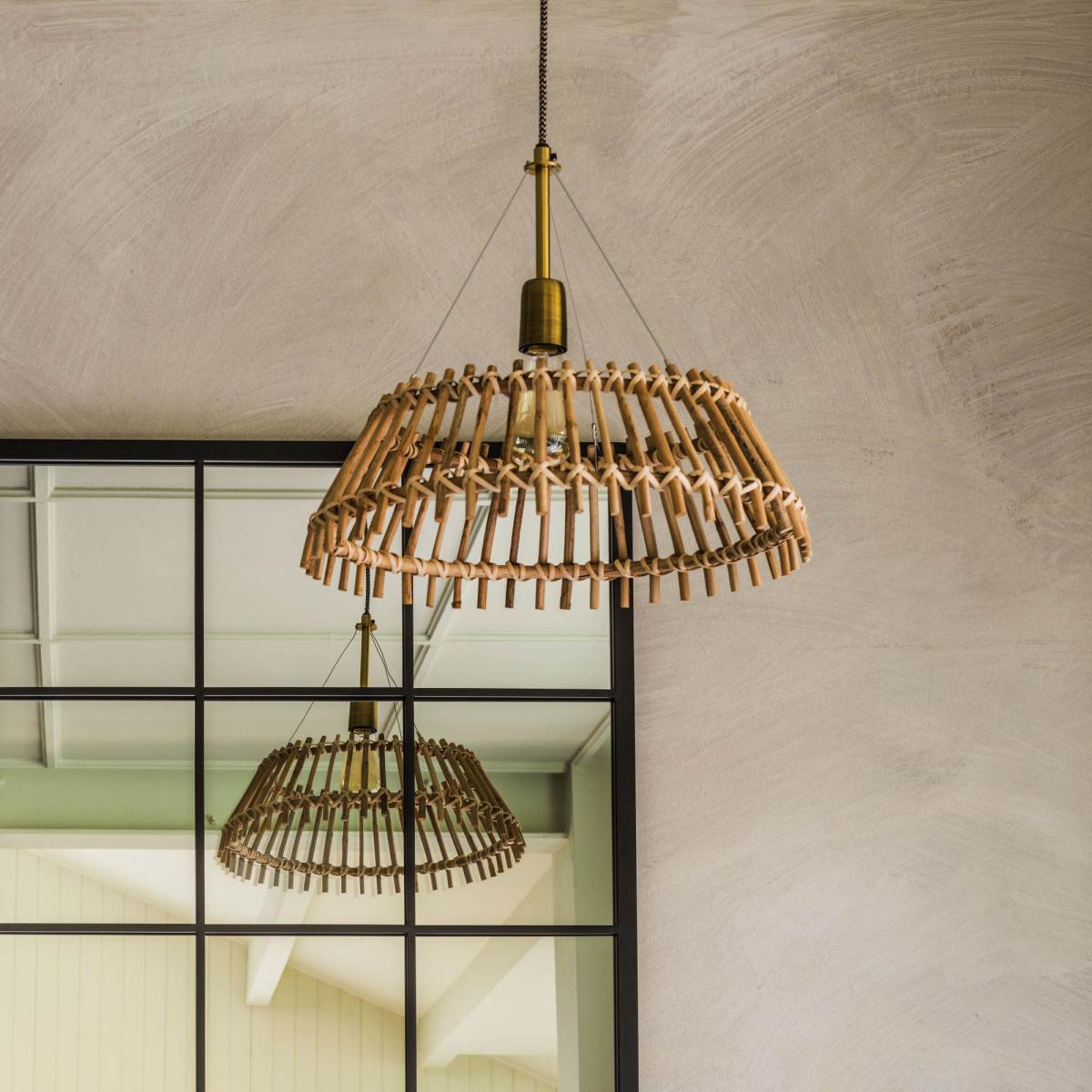 Round Cane Pendant – image 1