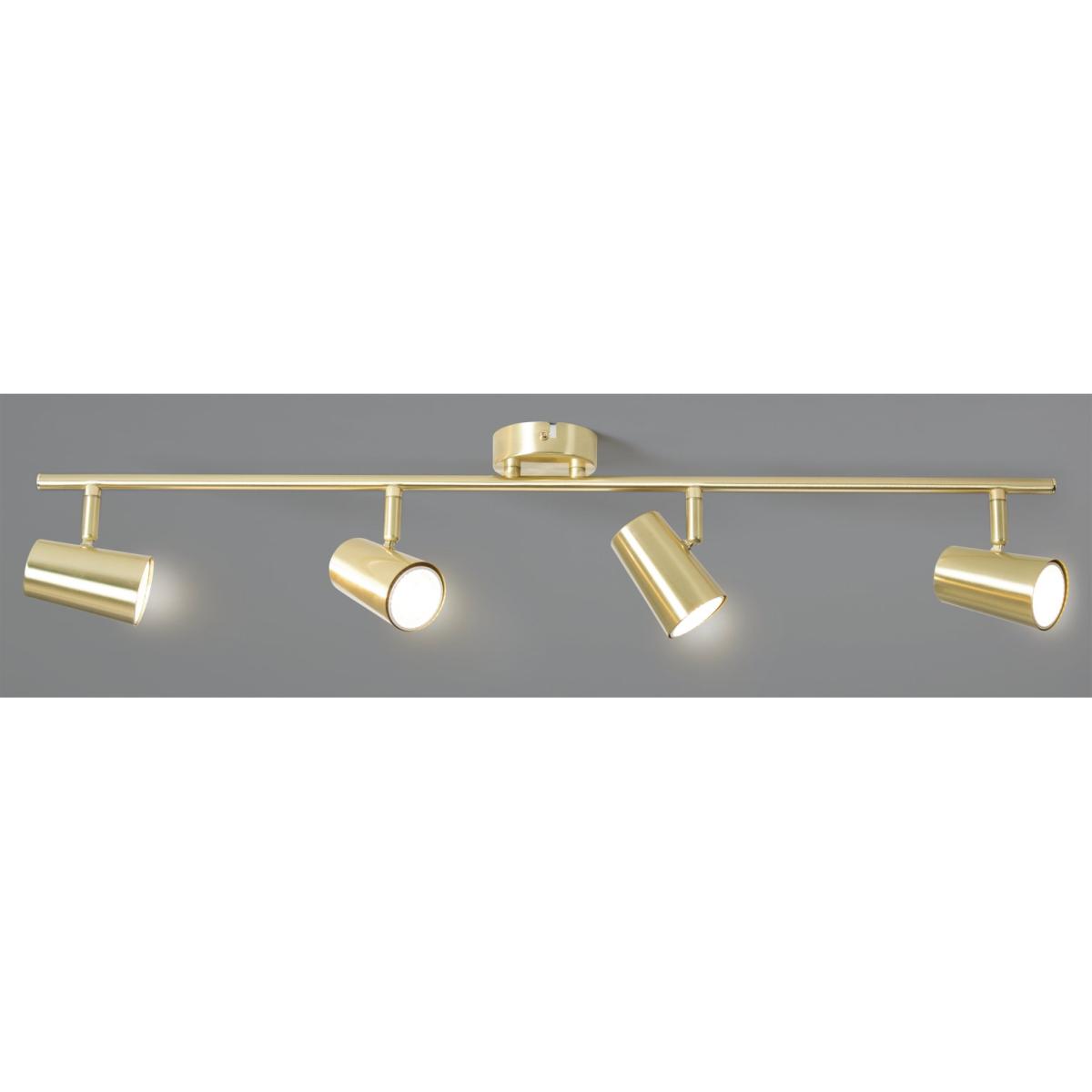 Habitat Este 4 Light Spot light - Brass – image 2