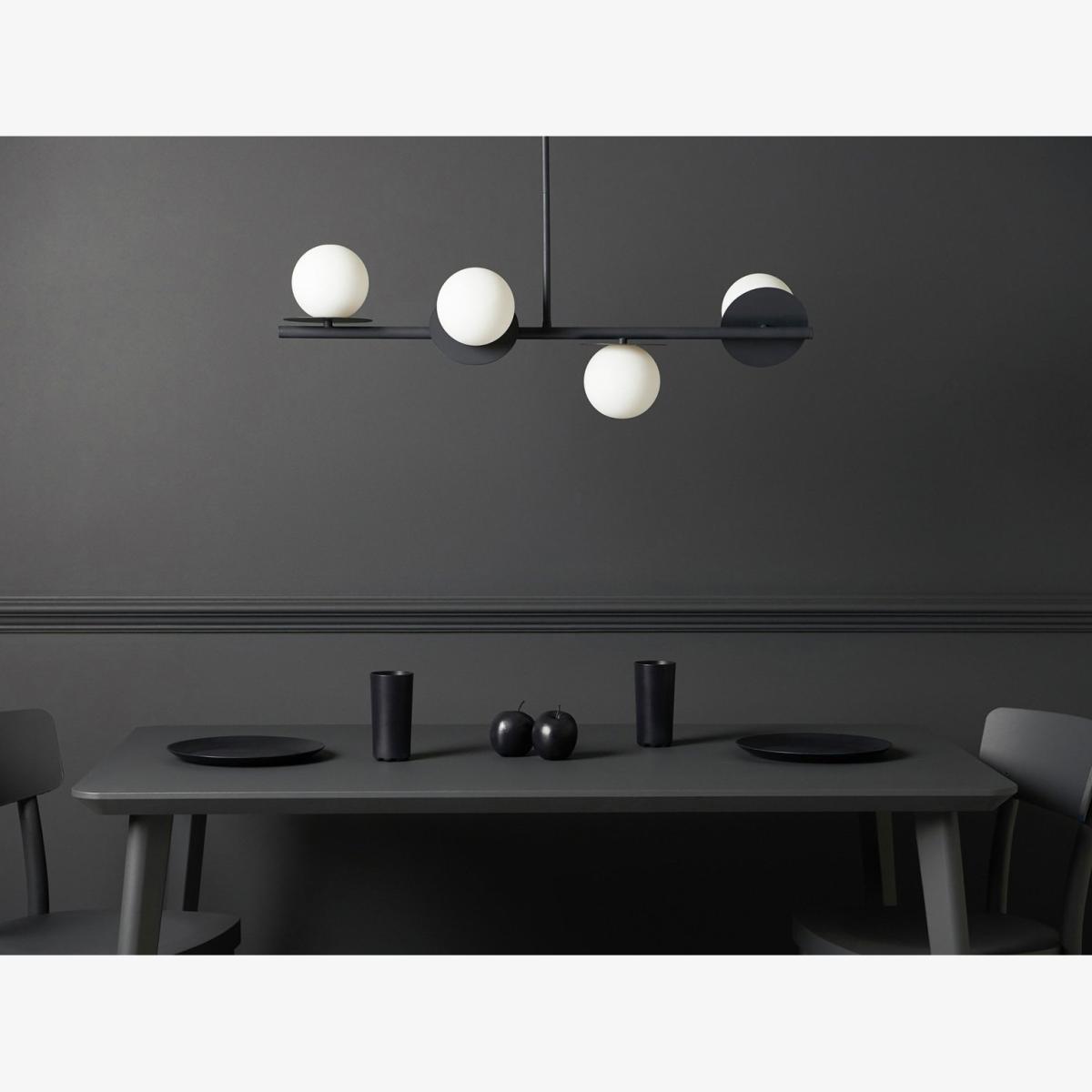houseof Opal Disk Metal Bathroom Ceiling Light - Charcoal – image 1