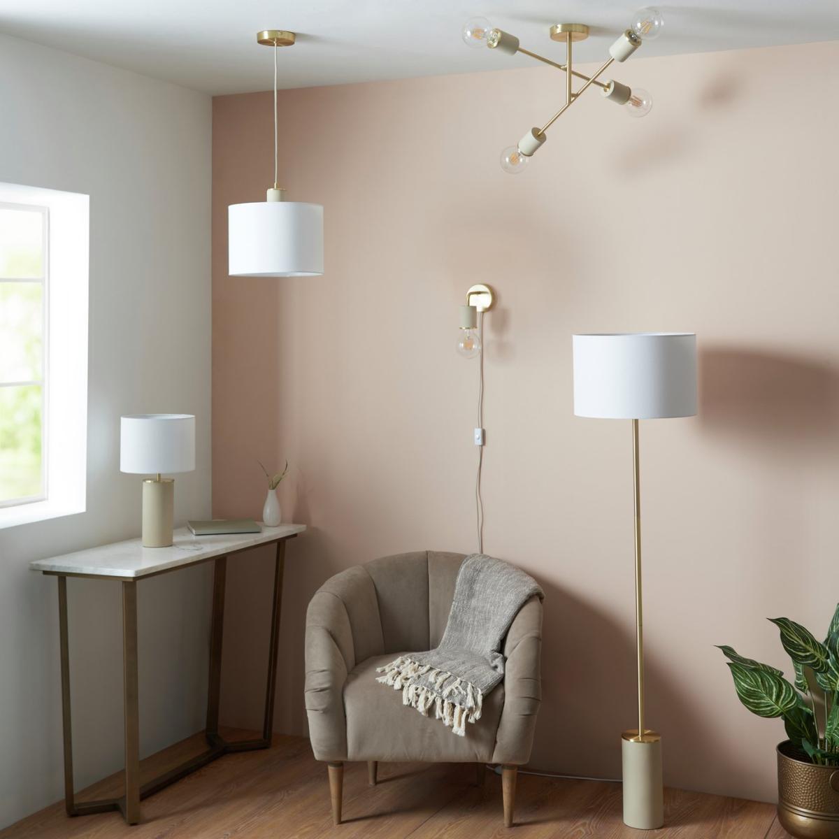 Shore Light Jaida Metal Pendant Light - White – image 6