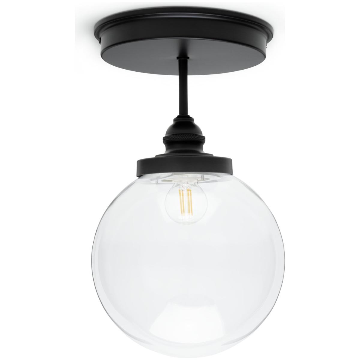 Habitat Globe Metal Bathroom Pendant Light - Black – image 7