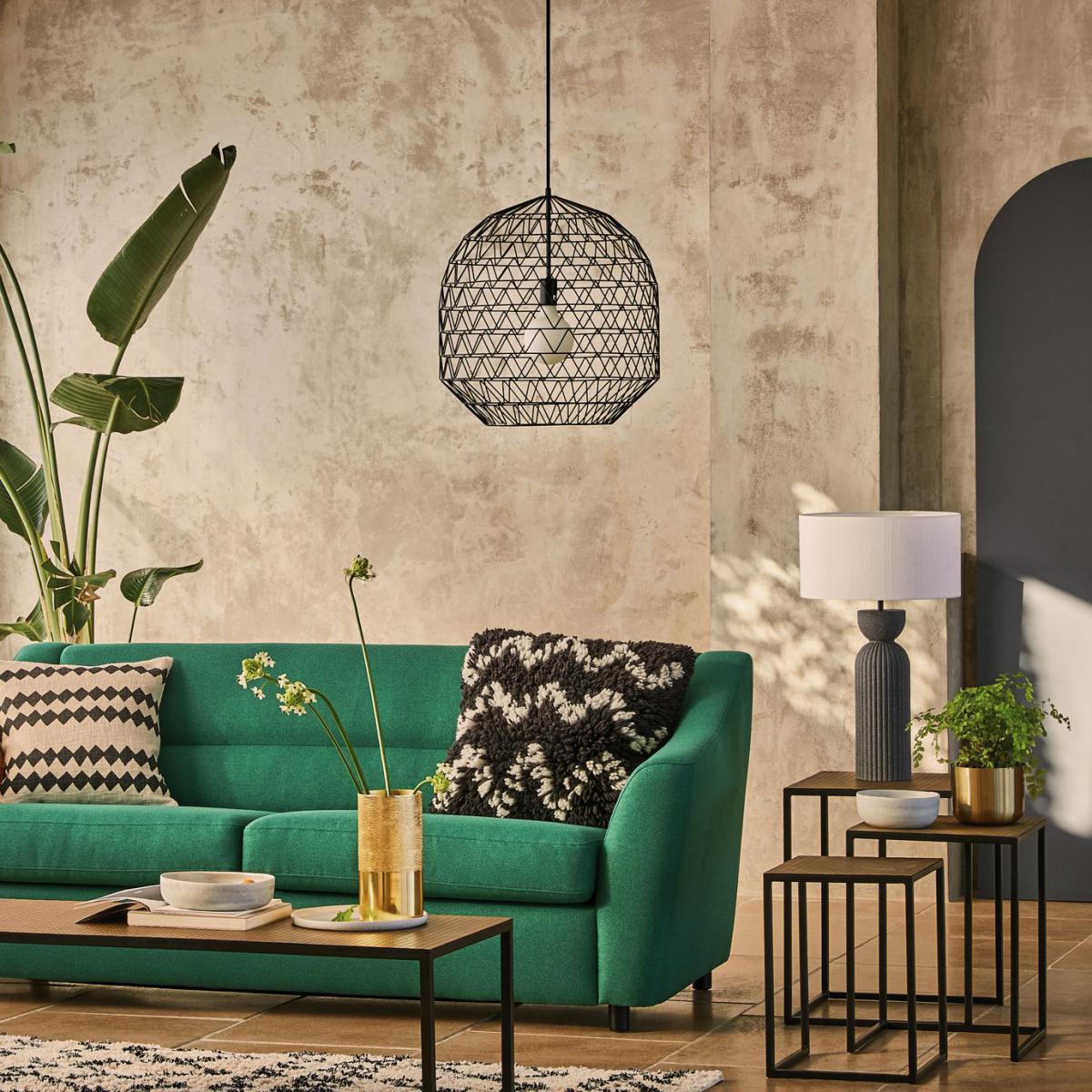 Habitat Moore Ceiling Light - Black – image 4
