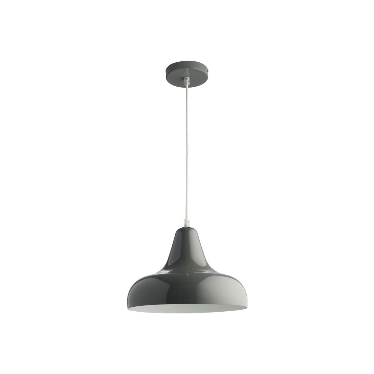 Habitat Aerial Spun Aluminium Pendant Light - Grey – image 1