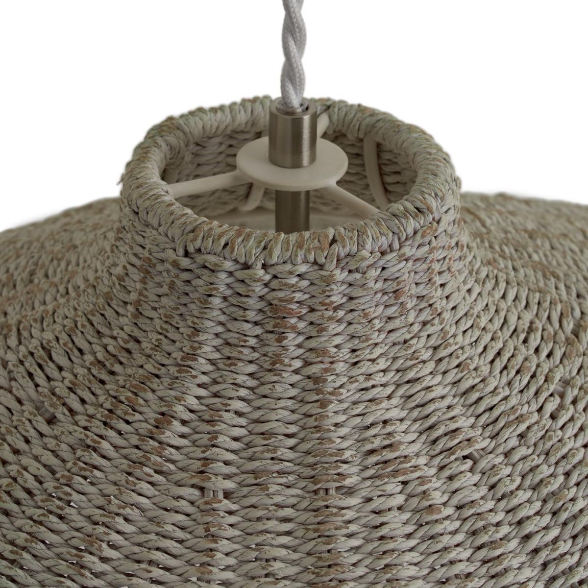 Habitat Apus Rattan Pendant - Whitewash – image 4