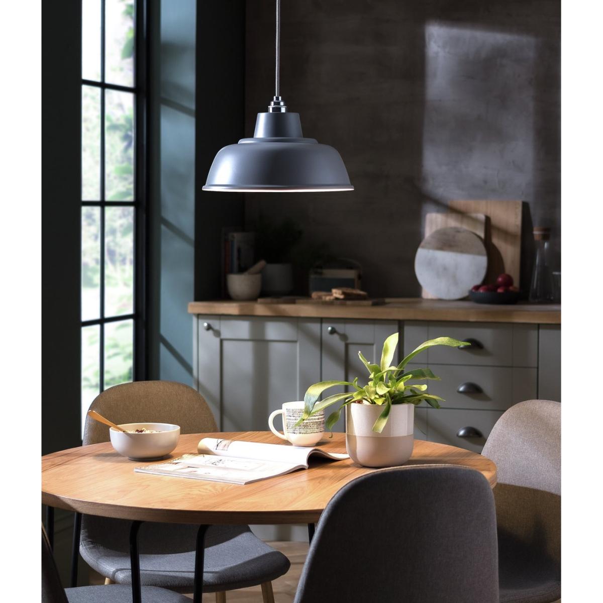 Habitat Core Metal Pendant Shade - Flint Grey – image 2