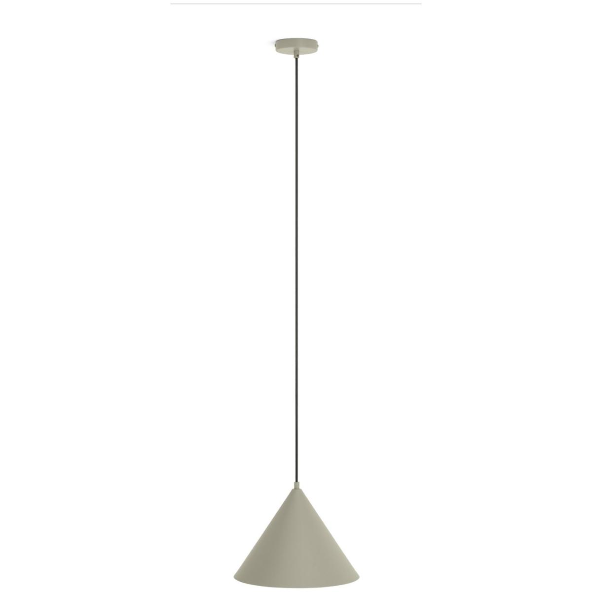Habitat Cone 30cm Metal Ceiling Pendant Light - Grey – image 3
