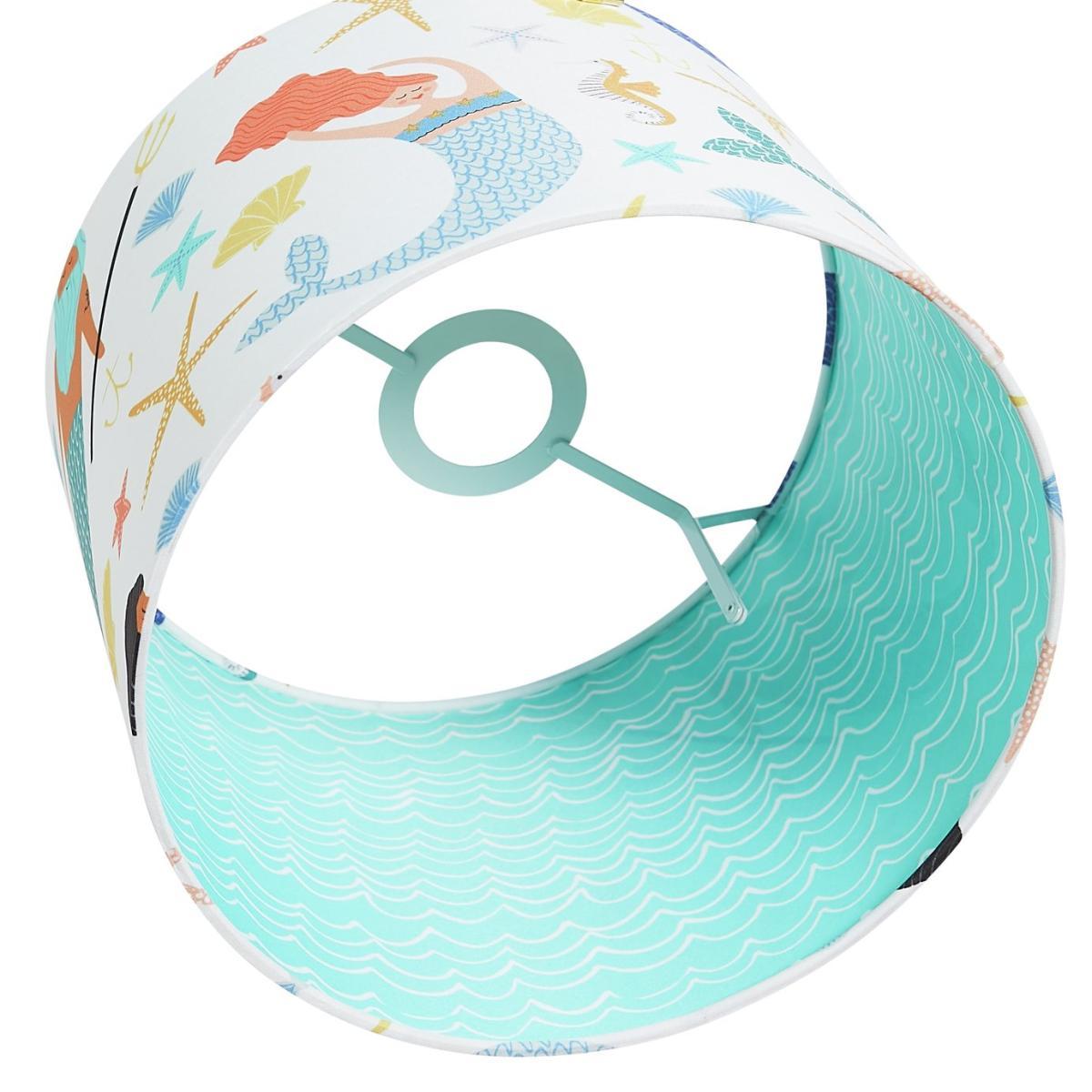 Habitat Kids Mermaid 25cm Drum Shade - Multicolour – image 5
