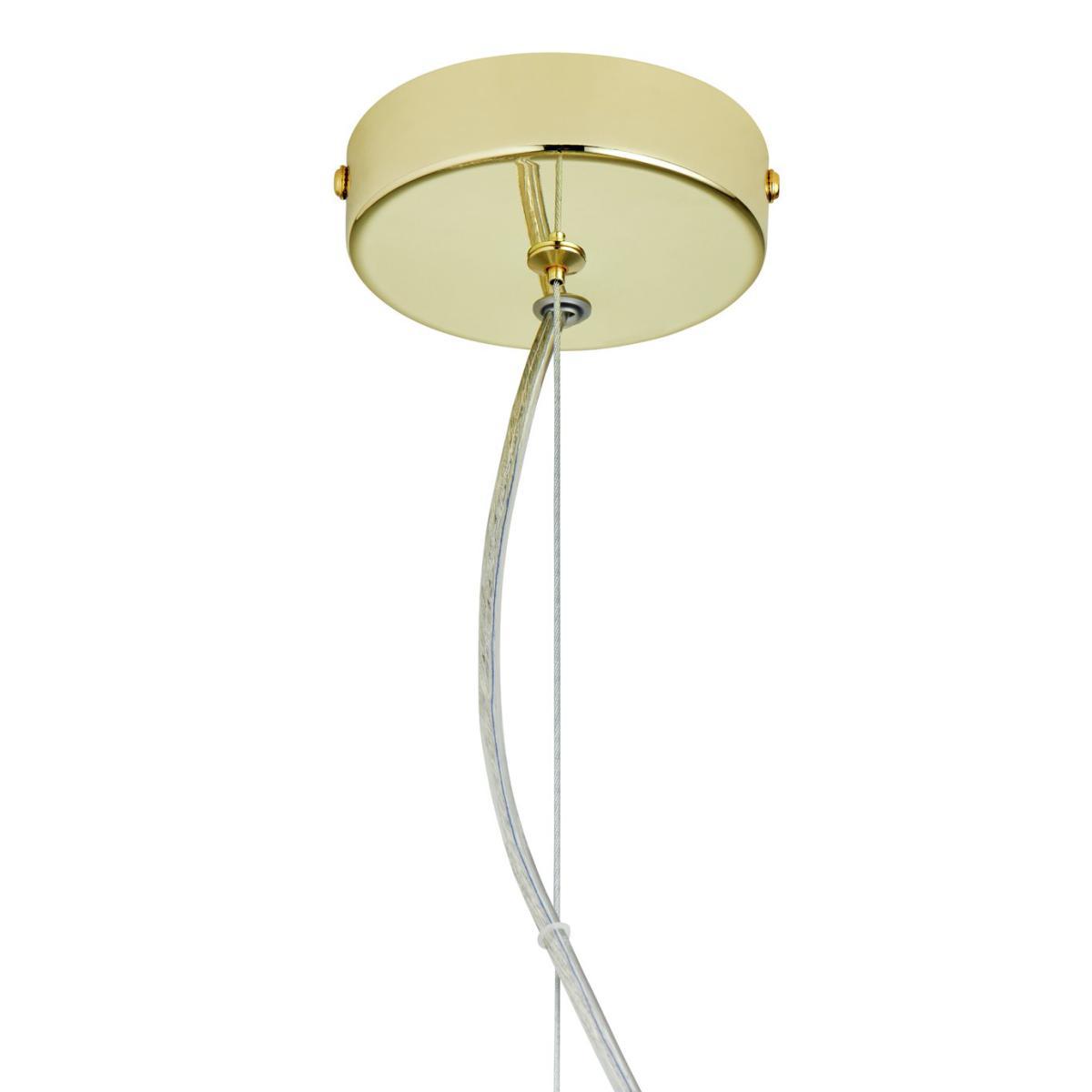 Habitat Kiso Opal 3 Tier Pendant Shade - Brass – image 3