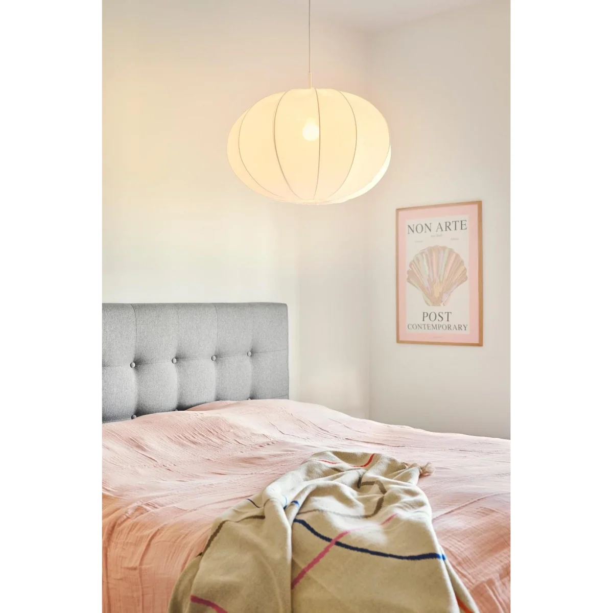 Nordlux Aeron 60 Fabric Pendant Light - White – image 3