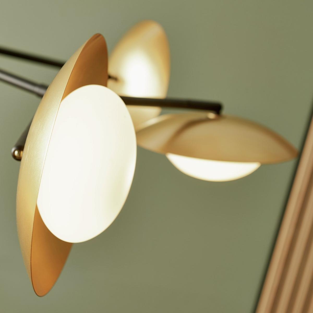 Shore Light Balser Metal 6 Light Flush Ceiling Light - Brass – image 4