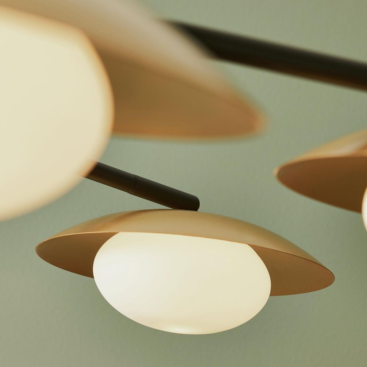 Shore Light Balser Metal 6 Light Flush Ceiling Light - Brass – image 5