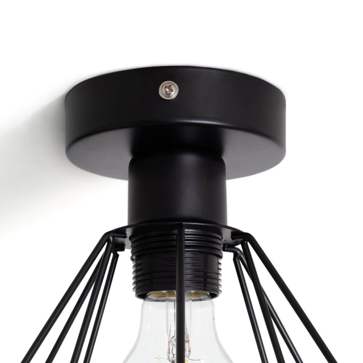 Habitat Kanso Flush to Ceiling Light - Matt Black – image 4