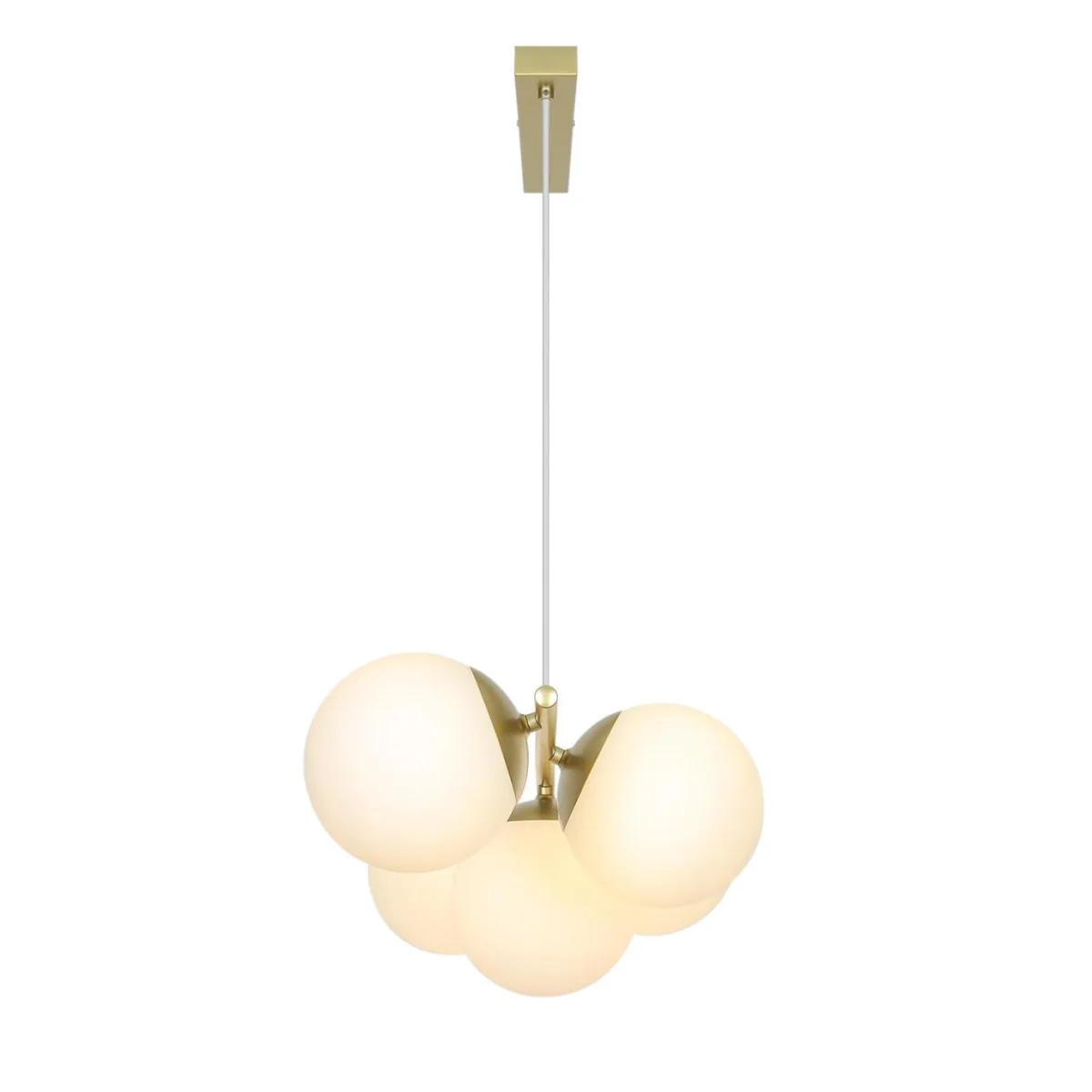 Nordlux Lilly 5-spot Pendant Light - Brass – image 3