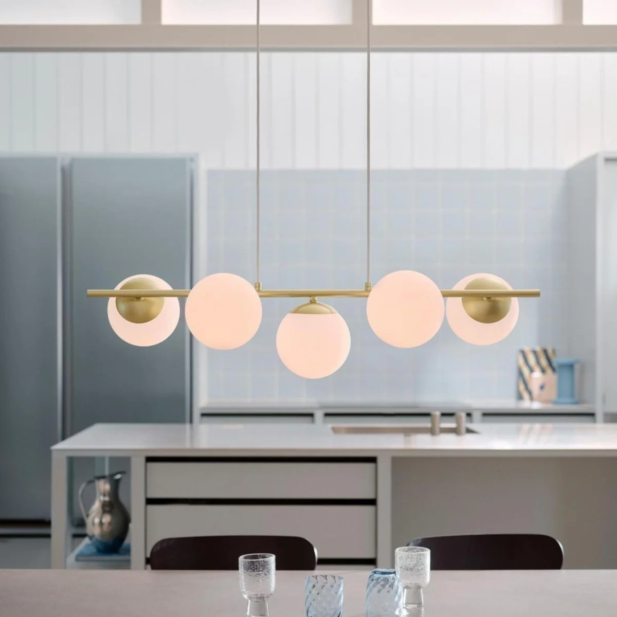 Nordlux Lilly 5-spot Pendant Light - Brass – image 1