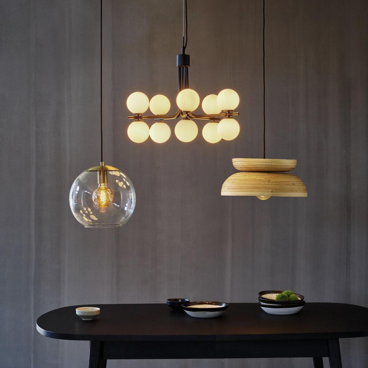 Habitat Lucca 5 Arm Metal Pendant Light - Black – image 2