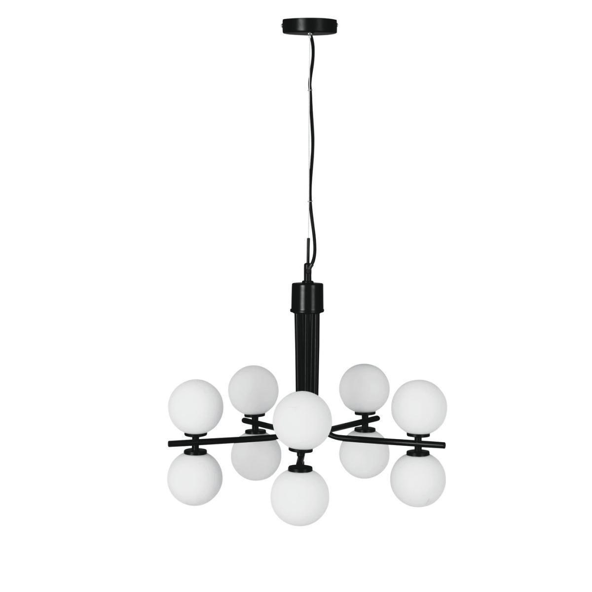Habitat Lucca 5 Arm Metal Pendant Light - Black – image 3