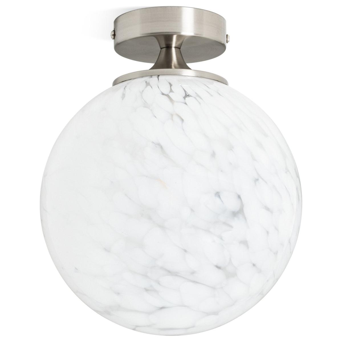 Habitat White Confetti Metal Flush to Ceiling Light - White – image 5
