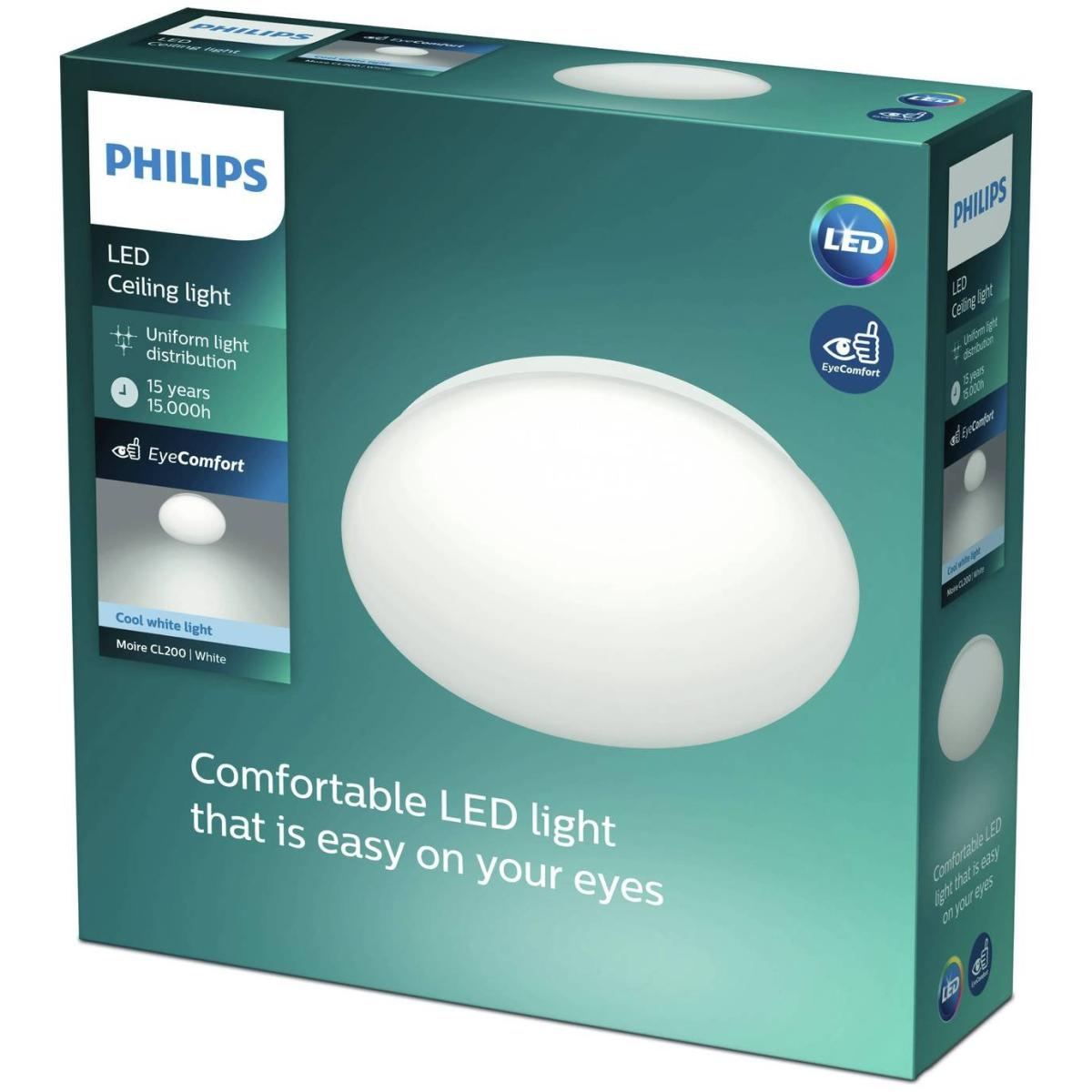 Philips Morie Indoor Luminaire Flush To Ceiling Light -White – image 3