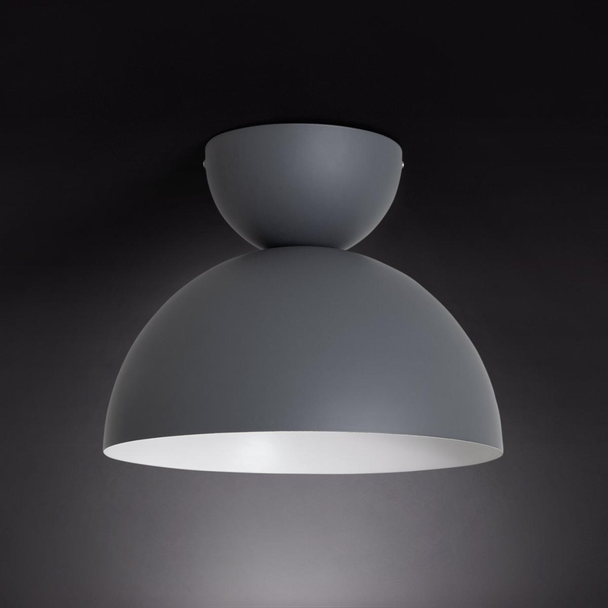 Habitat Metal Diablo Flush to Ceiling Light - Grey – image 2