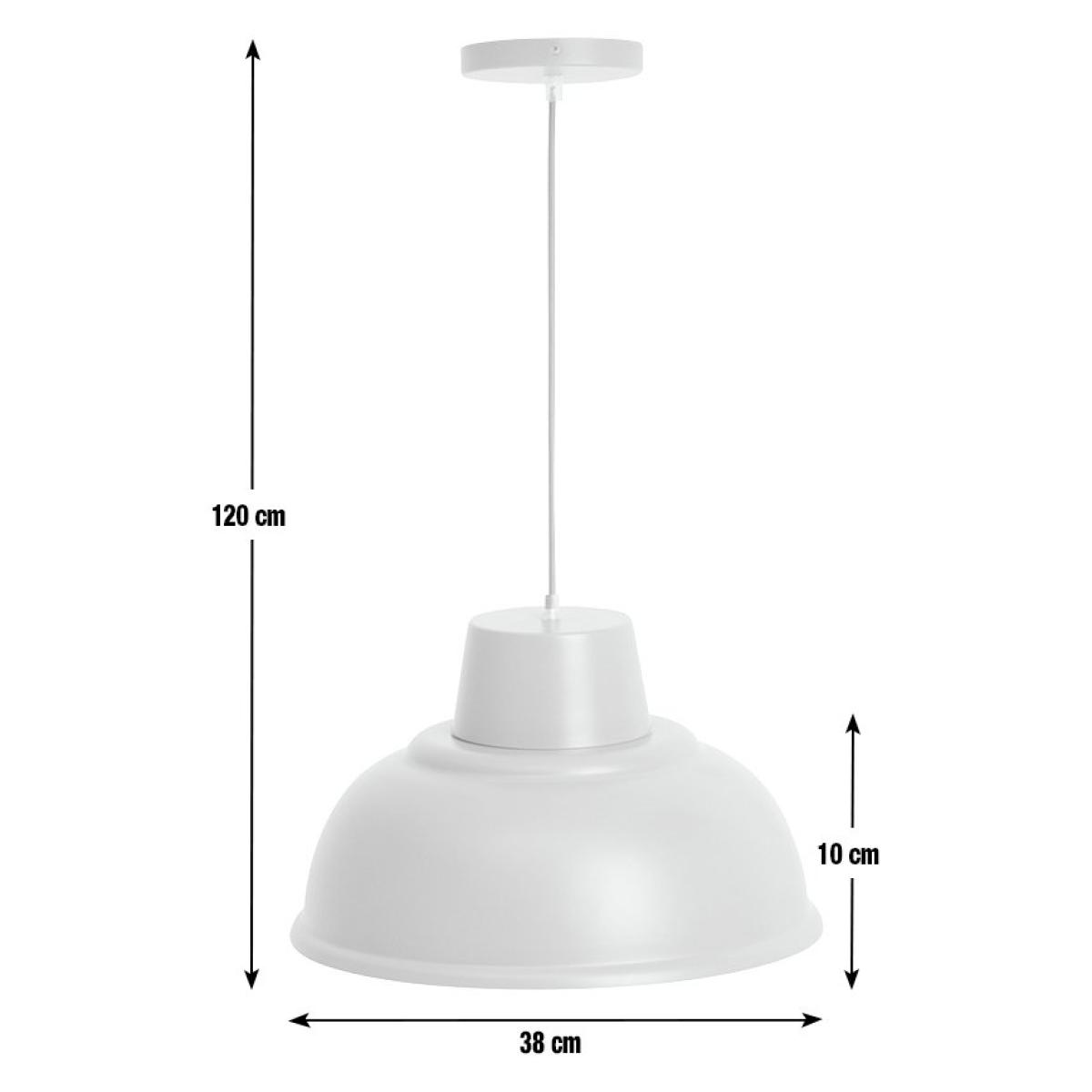 Habitat Benson Steel Pendant Light - Grey – image 3