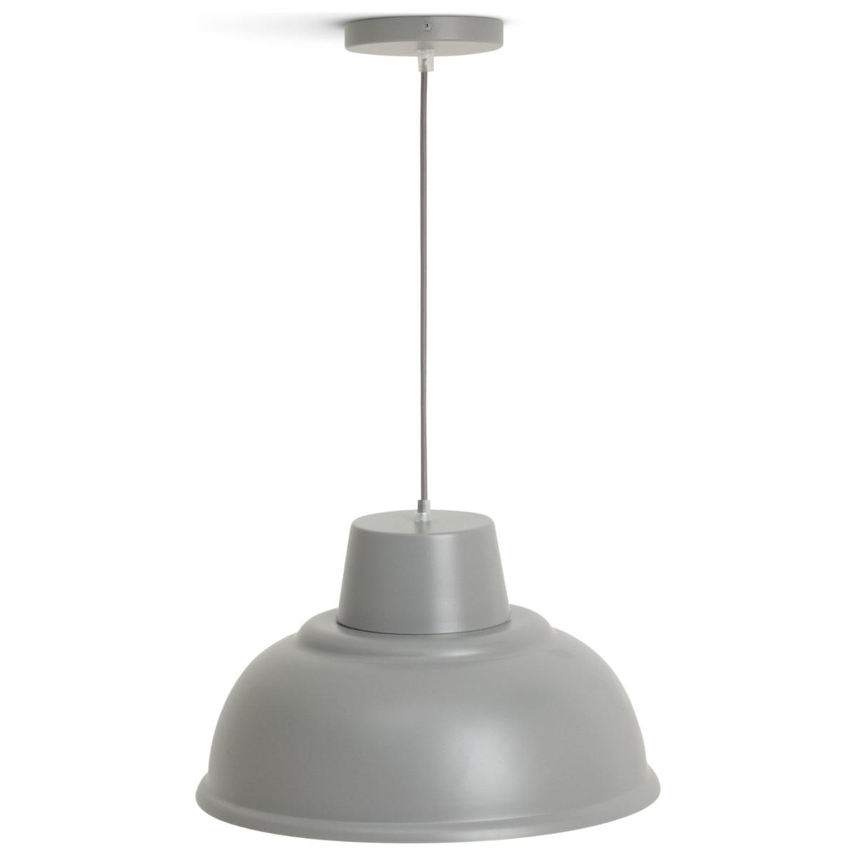 Habitat Benson Steel Pendant Light - Grey – image 4