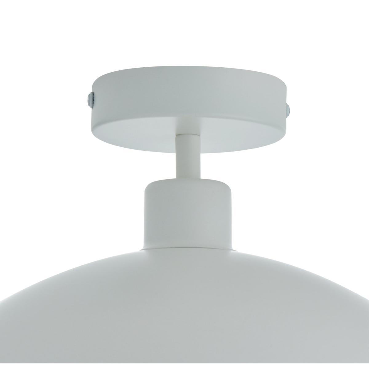 Habitat Yuno Leaf Flush to Ceiling Light - White & Copper – image 3
