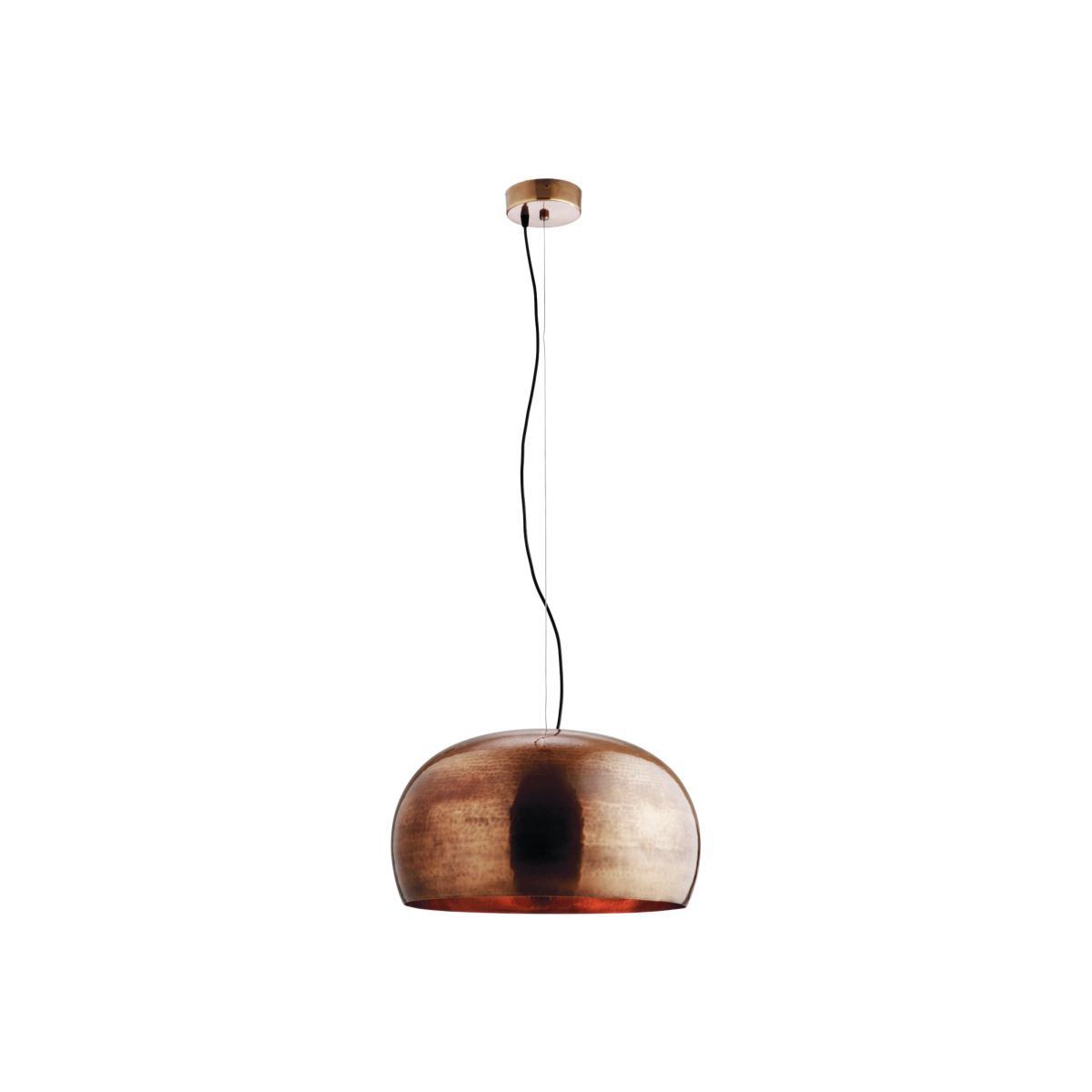 Habitat Marteau Beaten Metal Pendant Light - Copper – image 1
