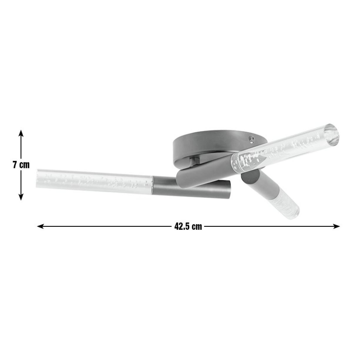 Habitat Bubble Metal LED Flush to Ceiling Light - Black – image 3