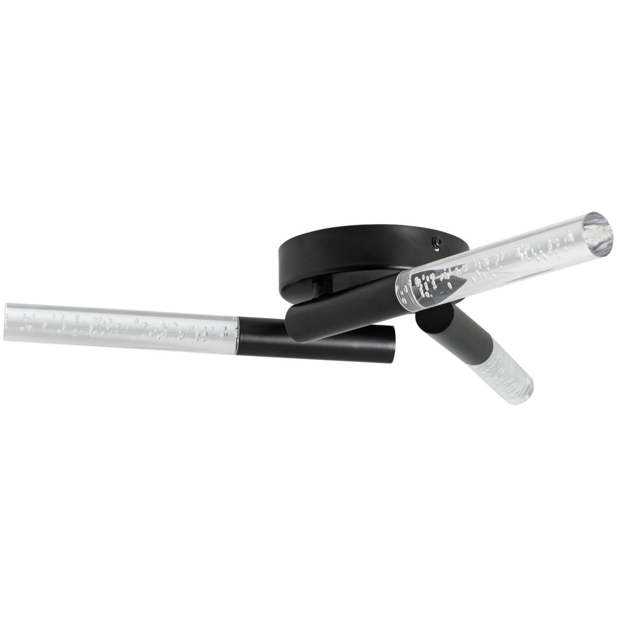 Habitat Bubble Metal LED Flush to Ceiling Light - Black – image 4