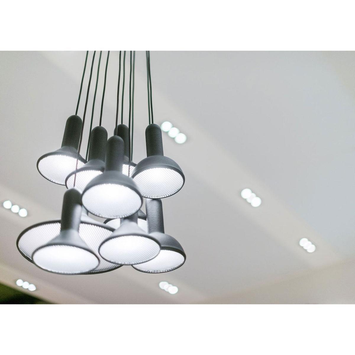 Established & Sons Torch S10 Bunch Pendant Black - Heal's UK Lighting – image 2