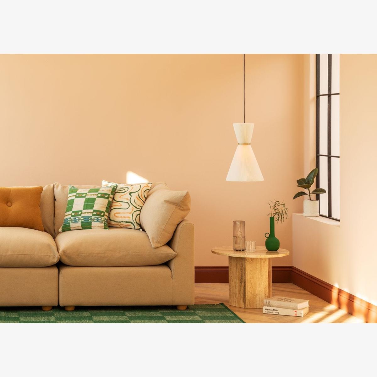 Heal's Plisse Easyfit Pendant Shade White Tall – image 1
