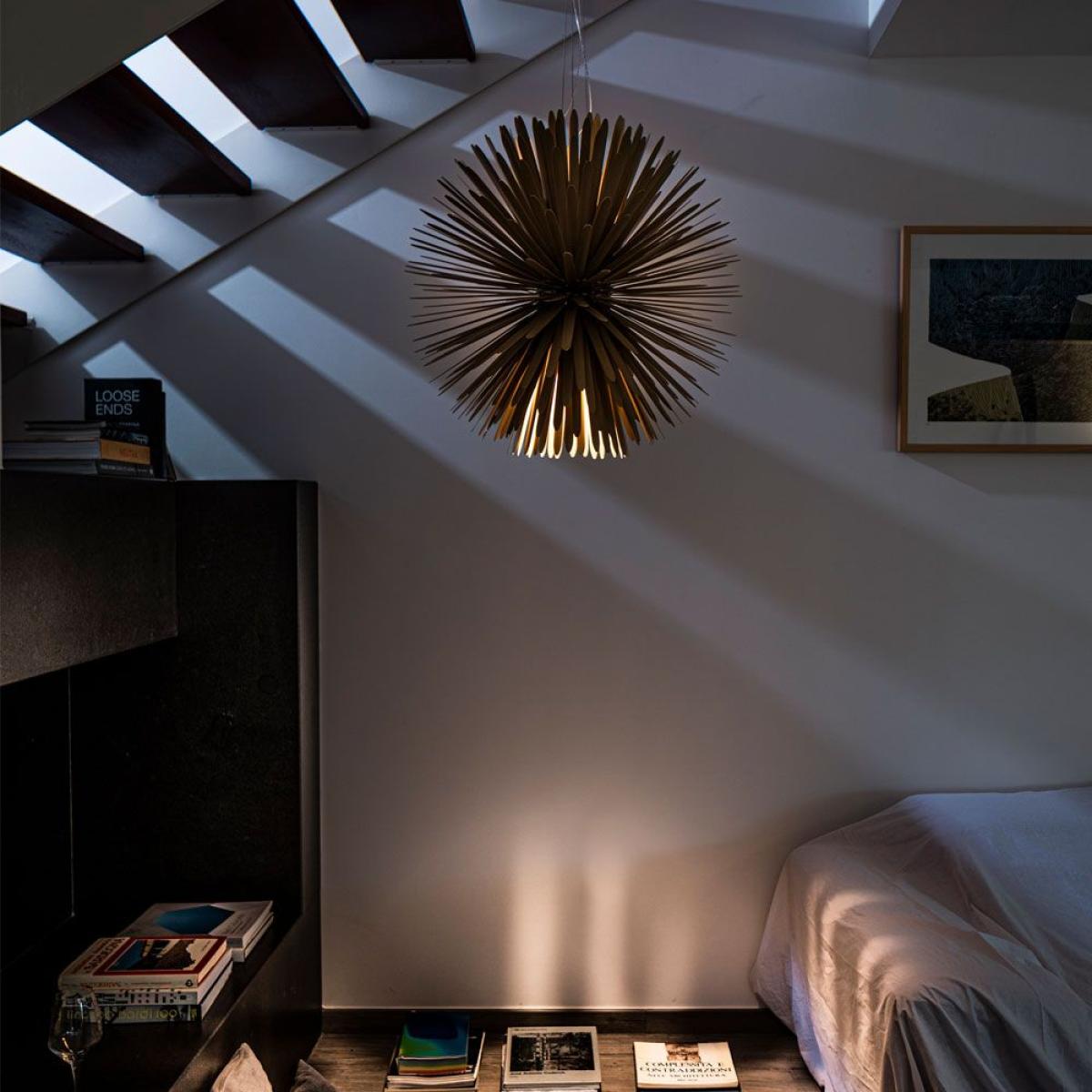 Foscarini Sun Light of Love Pendant Light Gold – image 6