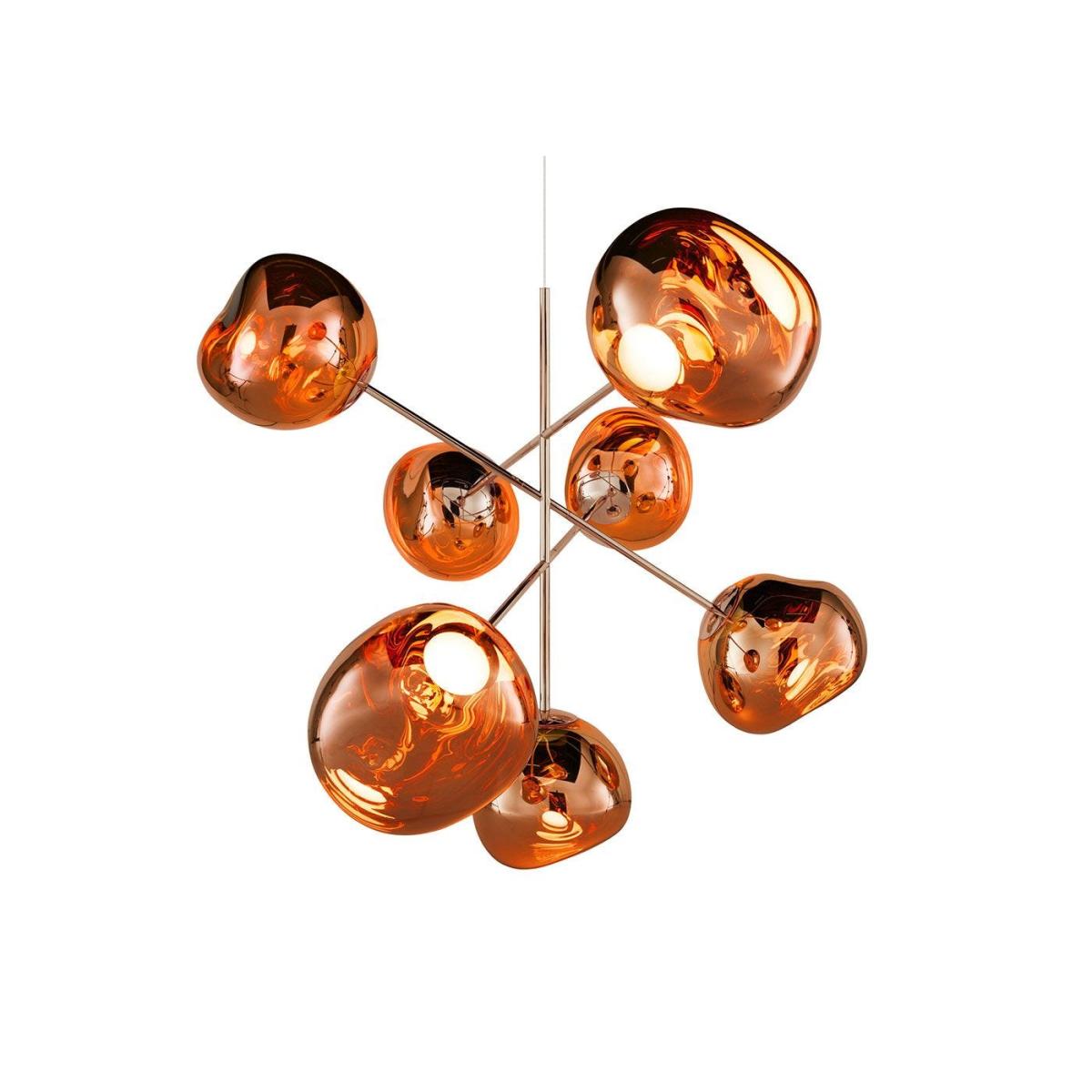 Tom Dixon Melt LED Chandelier Gold Large - Heal's UK Lighting – image 4