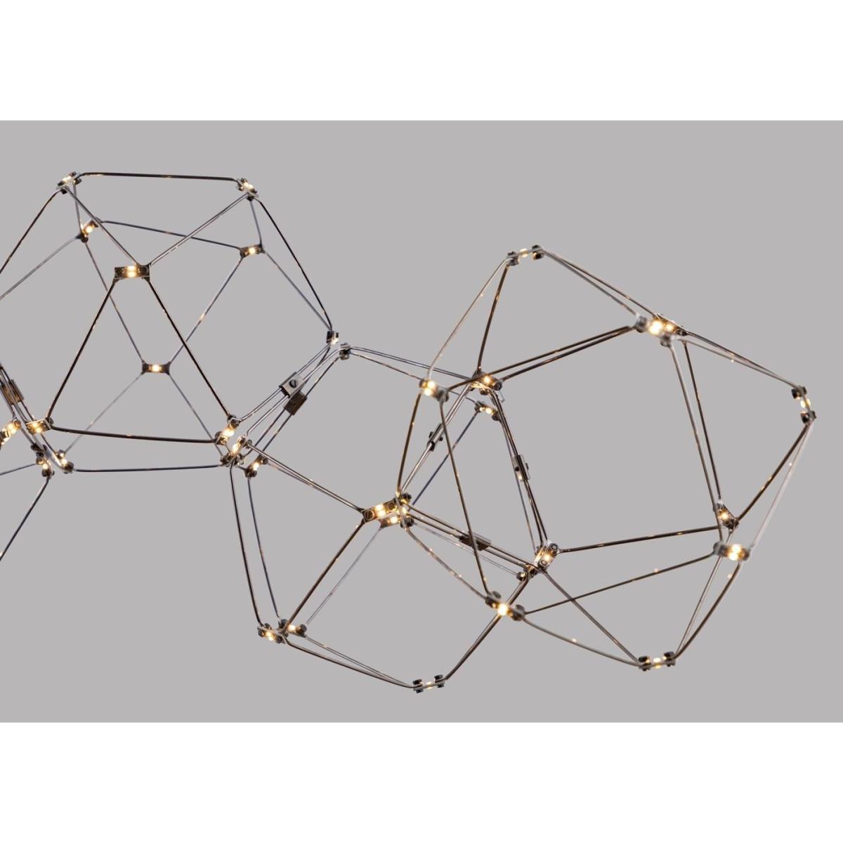 Heal's Supernova LED Long Pendant Light Black Chrome – image 5